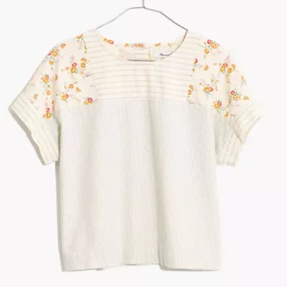 Recycled fabric - earth friendly partnership w/ madewell!!